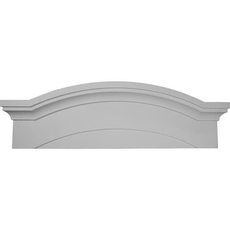 Ekena Millwork 45 1/2"W x 14 3/4"H x 1 1/8"P Massive Emery Pediment PED45X14X01EM
